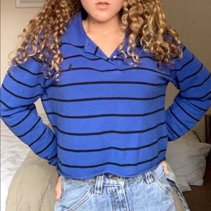 Polo Ralph Lauren Cropped Long Sleeve Tee